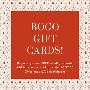Holiday BOGO Gift Cards - 2021