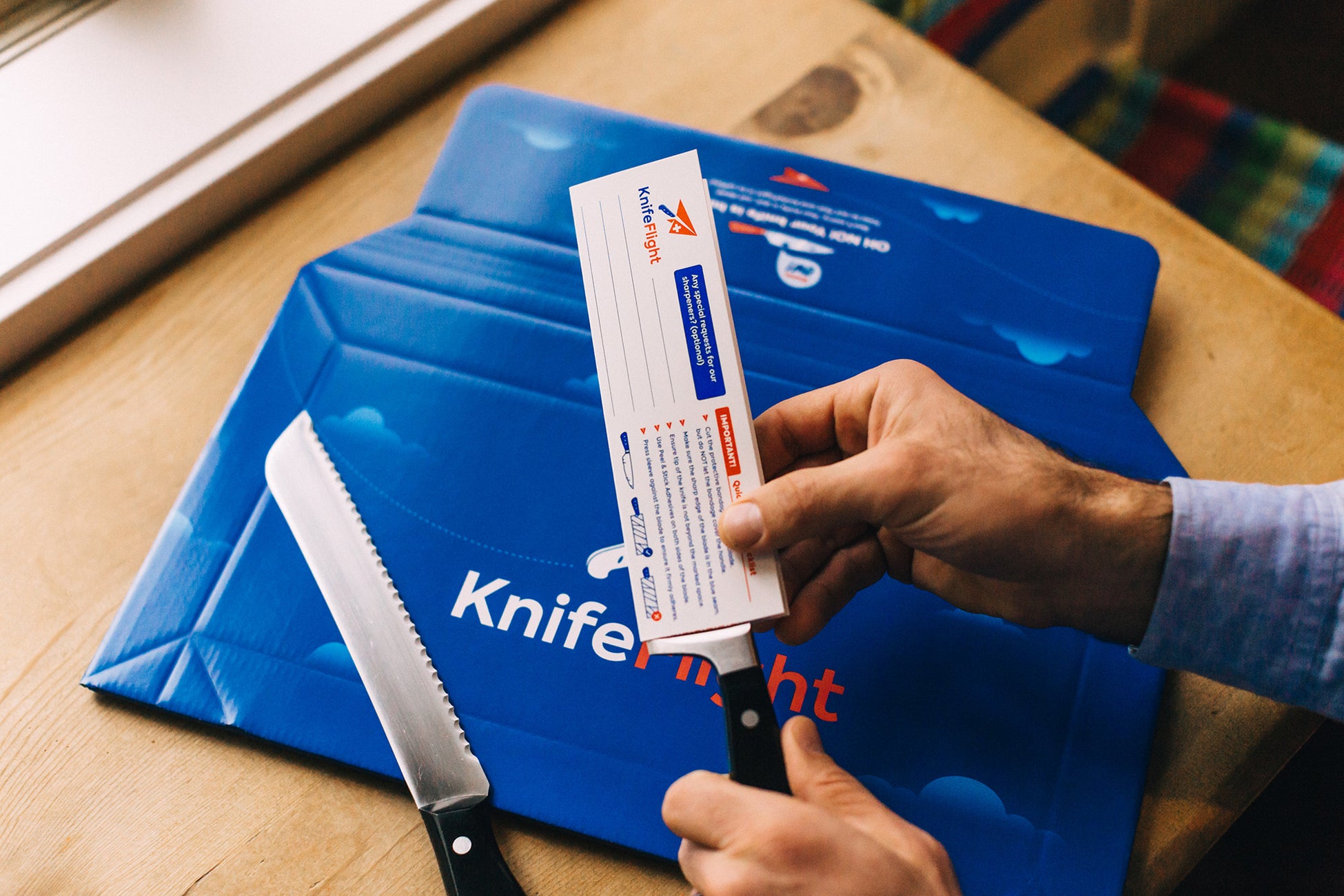 Knife Flight's Knife Sharpening Process